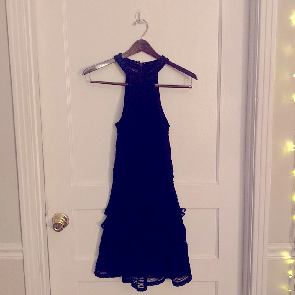 Bebe Black Cutout/Sleeveless Dress